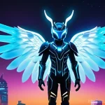 Home 4 로블록스 전설의 아이템 추천 - A highly detailed Roblox avatar showcasing the pinnacle of trending accessories. The character featu...